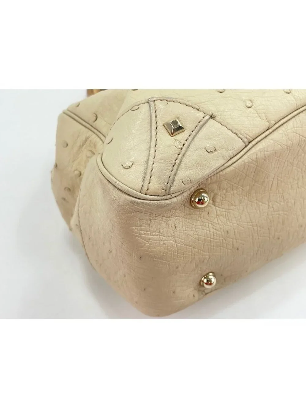 Gucci Handbag Bamboo Beige